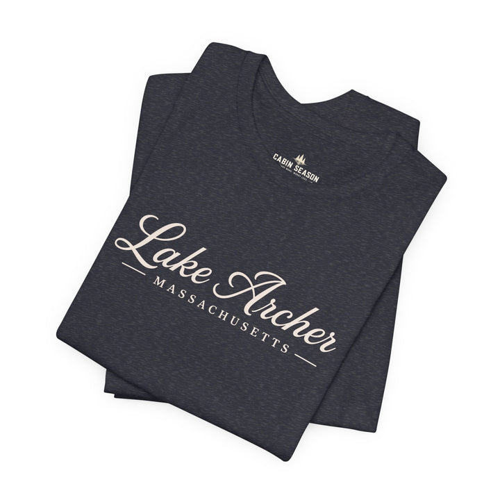 Lake Archer Massachusetts Script T-Shirt