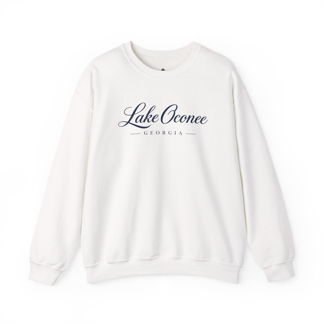 Lake Oconee Georgia Crewneck Sweatshirt | Georgia Lake Script Logo
