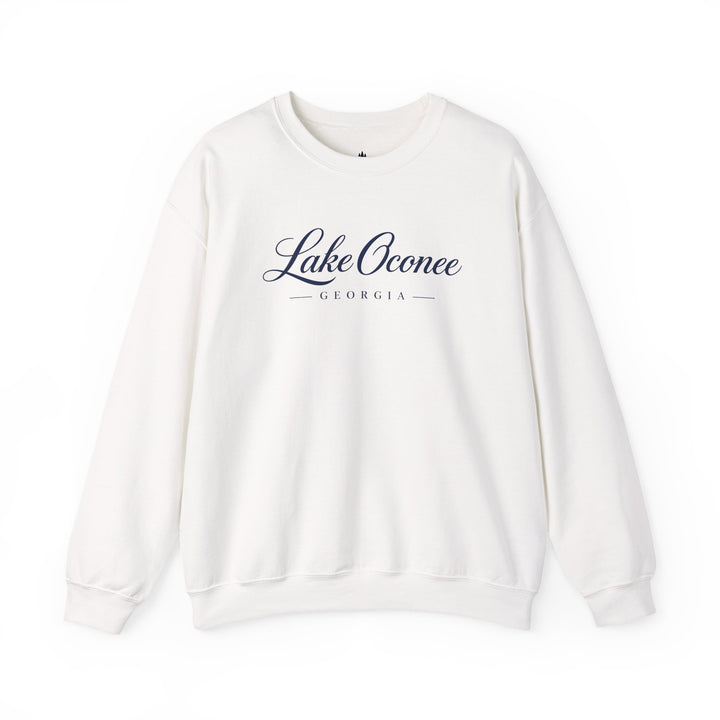 Lake Oconee Georgia Crewneck Sweatshirt | Georgia Lake Script Logo