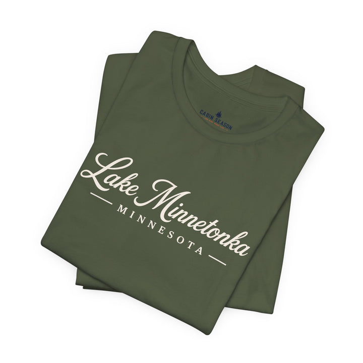 Lake Minnetonka Tee - Minnesota Lake Script Shirt