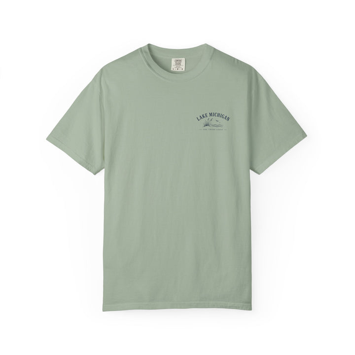 Lake Michigan Beach T-Shirt — Vintage Coastal Scenic Tee