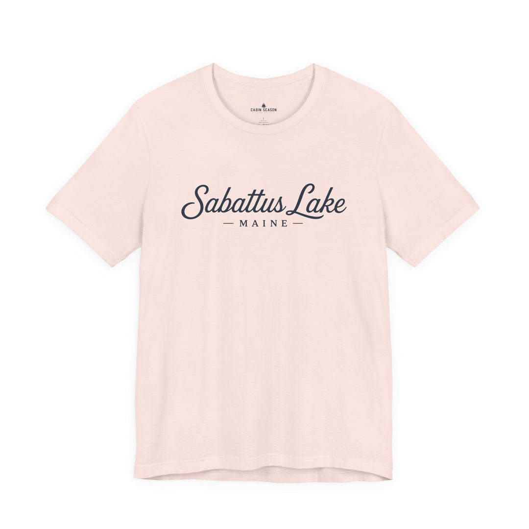 Sabattus Lake Maine Tee — Classic Maine Lake T‑Shirt
