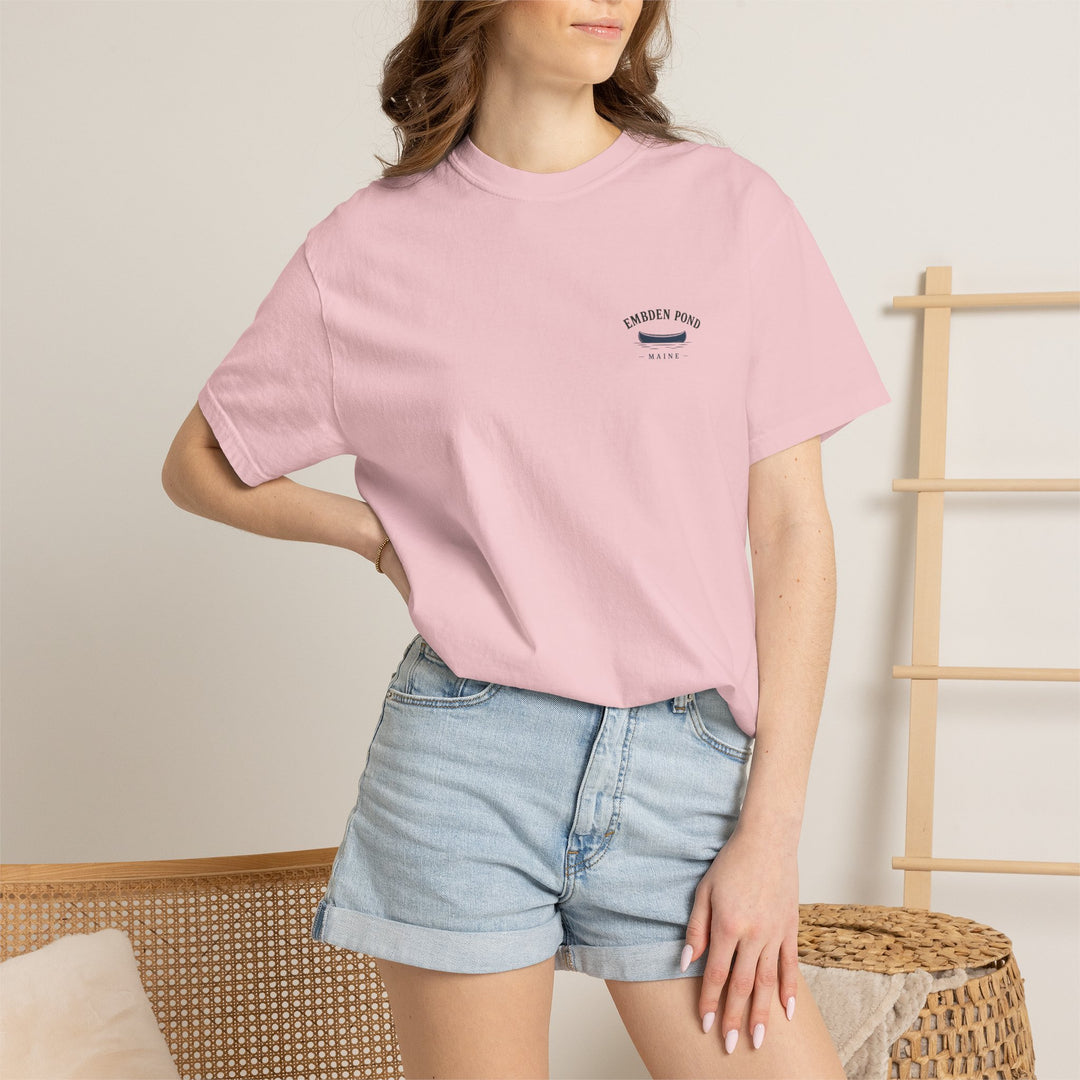 Embden Pond Maine T-Shirt — Scenic Lake Graphic Tee