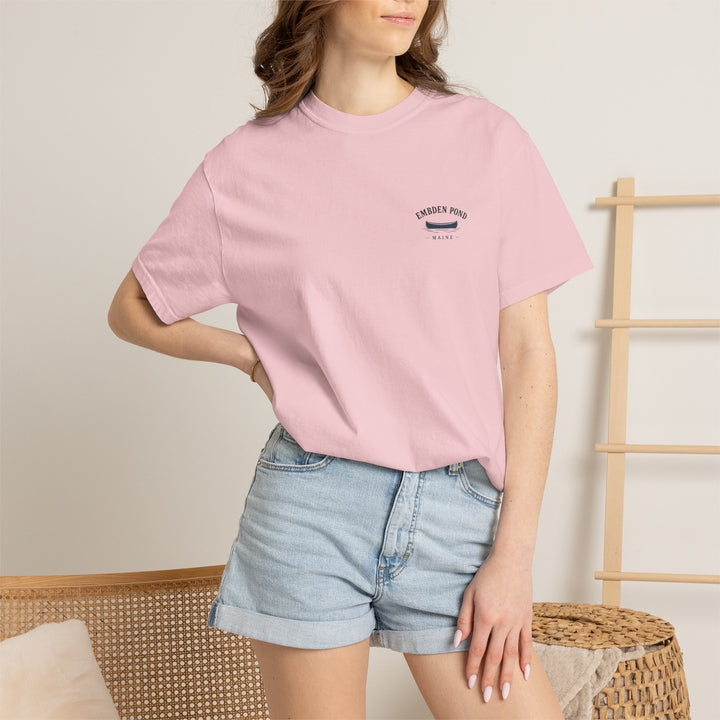 Embden Pond Maine T-Shirt — Scenic Lake Graphic Tee