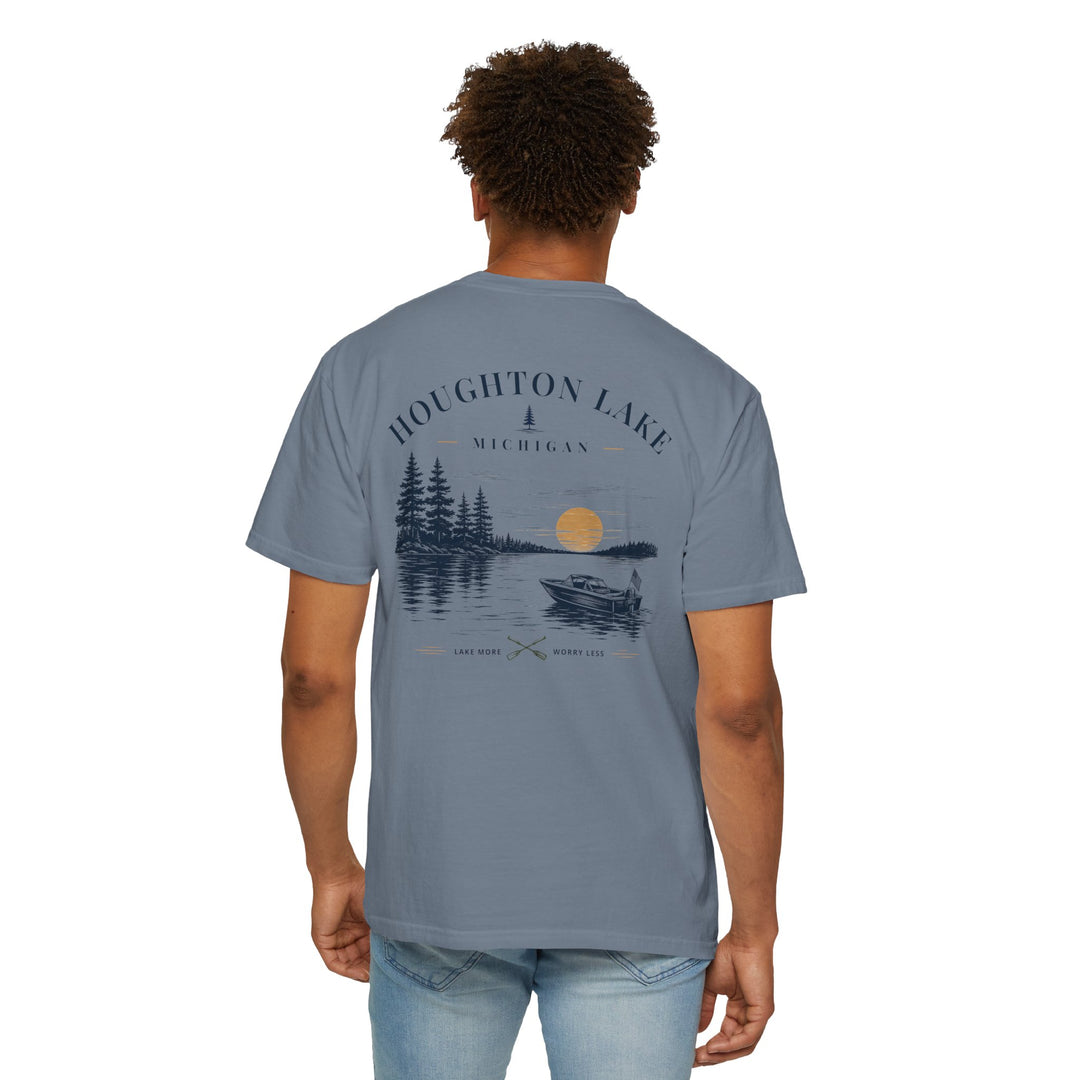 Houghton Lake Michigan Vintage Tee