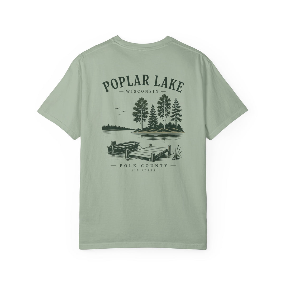 Poplar Lake T-Shirt — Scenic Wisconsin Lake Graphic Tee