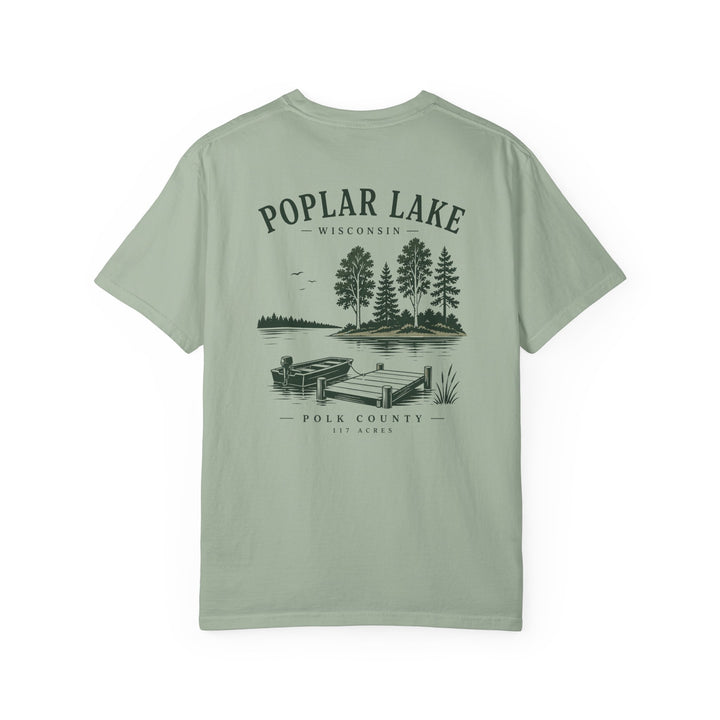 Poplar Lake T-Shirt — Scenic Wisconsin Lake Graphic Tee
