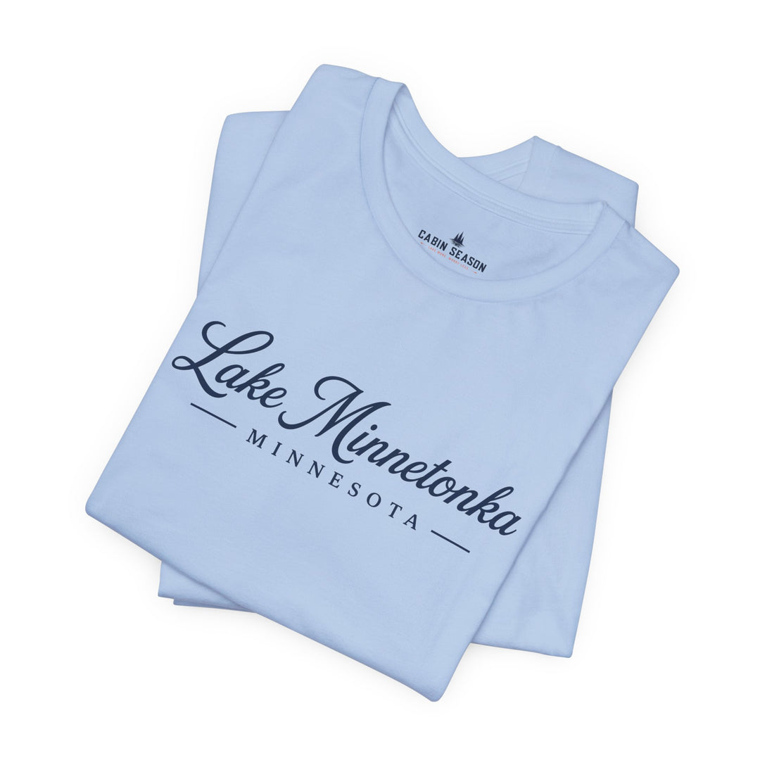 Lake Minnetonka Tee - Minnesota Lake Script Shirt