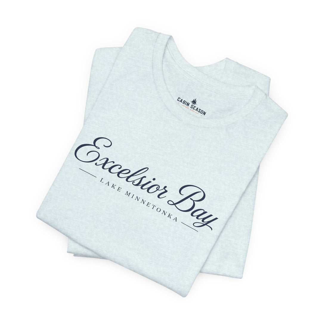 Excelsior Bay Lake Minnesota Script Tee