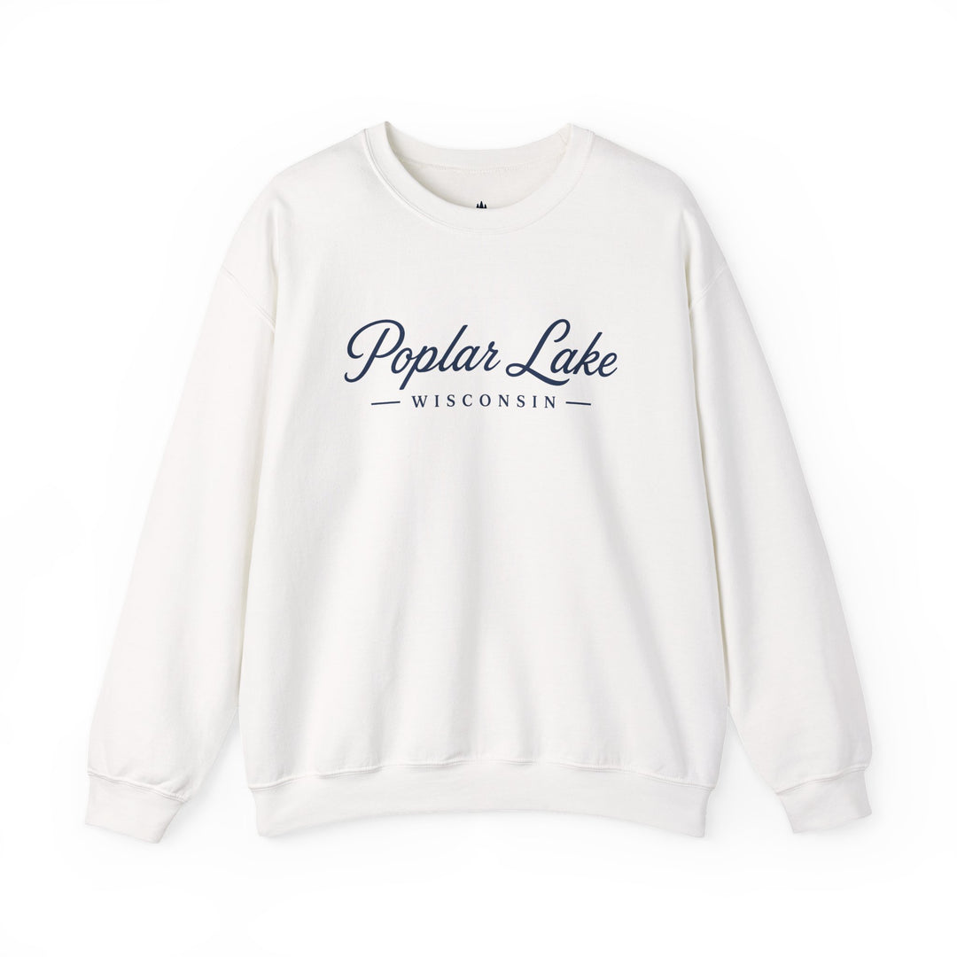 Poplar Lake Wisconsin Crewneck Sweatshirt