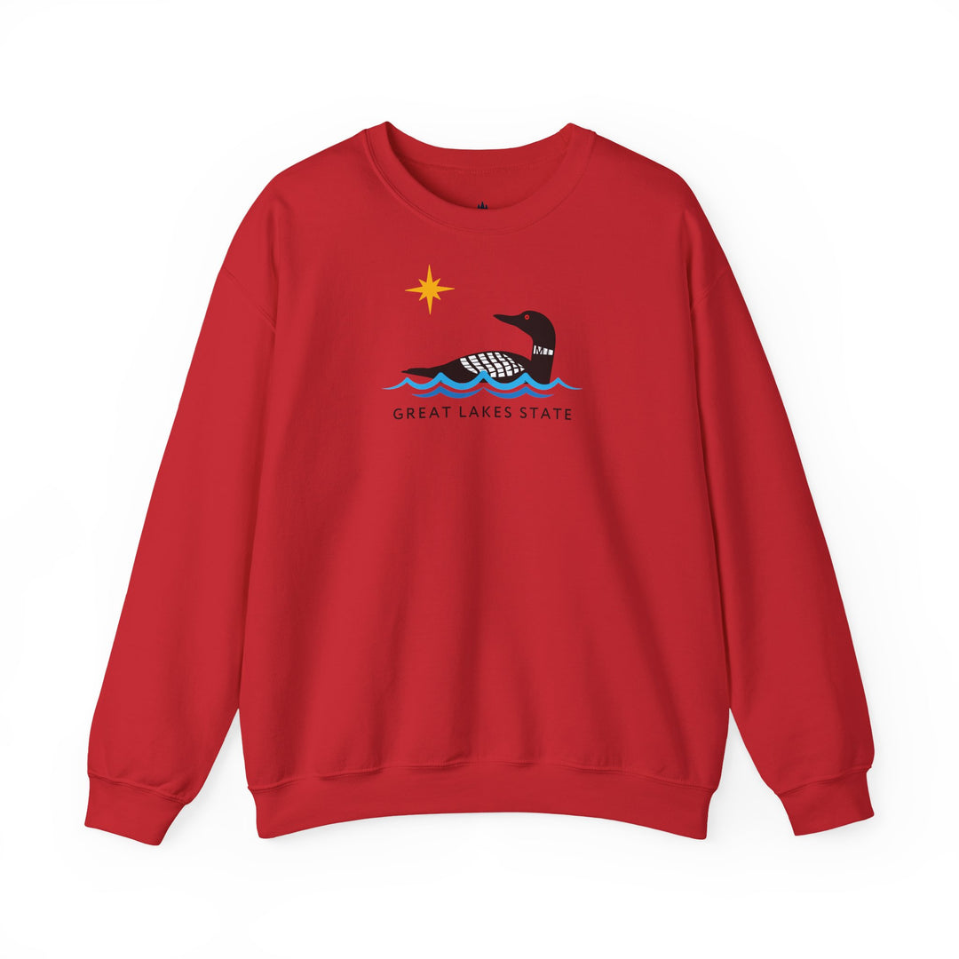 Michigan Great Lakes State Loon Sweatshirt