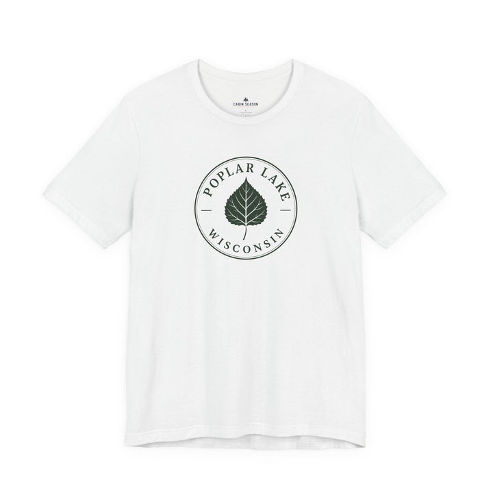 Poplar Lake Wisconsin Tee — Poplar Lake Leaf T-Shirt