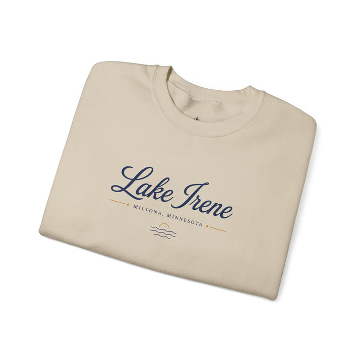 Lake Irene Miltona, Minnesota Crewneck Sweatshirt