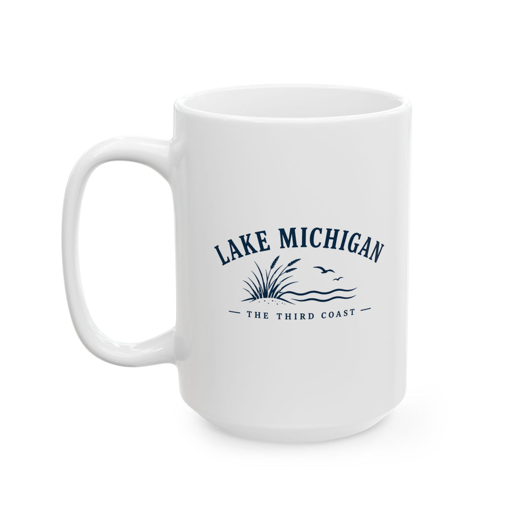 Lake Michigan Mug — Lakeside Calm Coffee Cup (11oz &amp; 15oz)