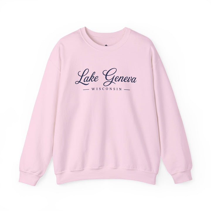 Lake Geneva Wisconsin Sweatshirt | Wisconsin Lake Script Shirt