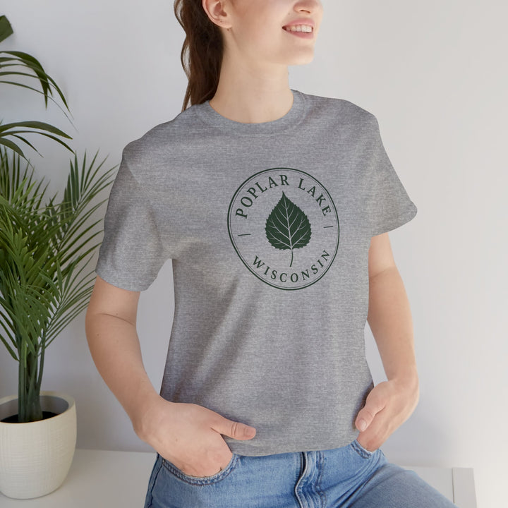 Poplar Lake Wisconsin Tee — Poplar Lake Leaf T-Shirt