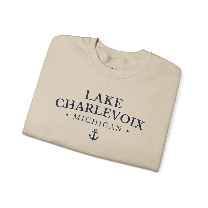 Lake Charlevoix Michigan Crewneck Sweatshirt