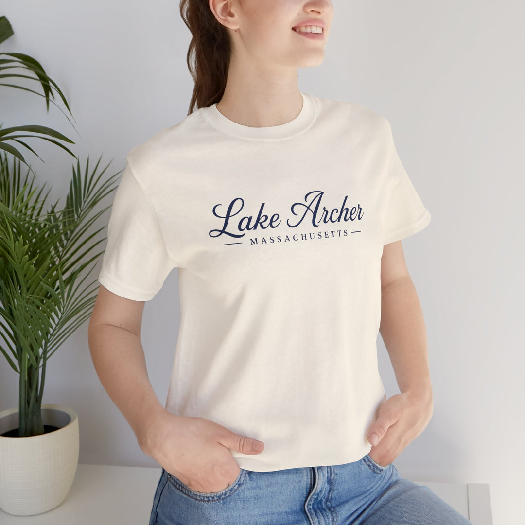 Lake Archer Massachusetts Script T-Shirt
