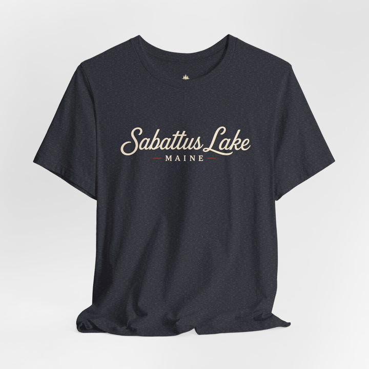 Sabattus Lake Maine Tee — Classic Maine Lake T‑Shirt