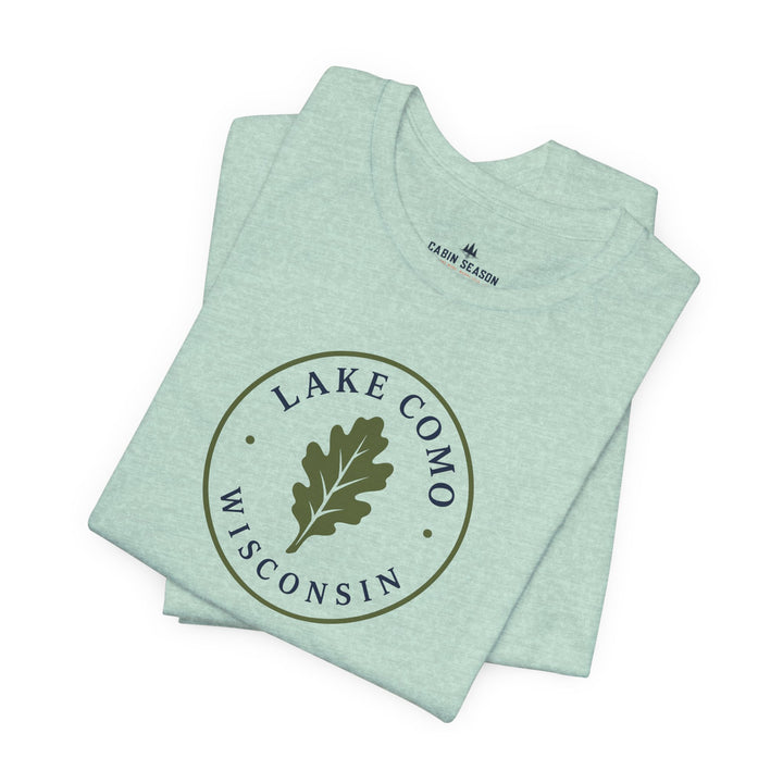 Lake Como Wisconsin Oak Leaf Tee