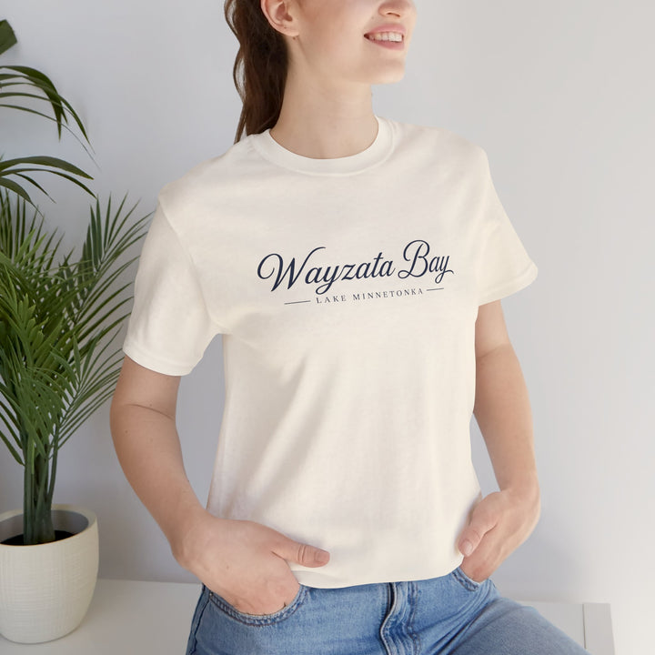 Wayzata Bay Script Tee - Minnesota Lake Script T-Shirt