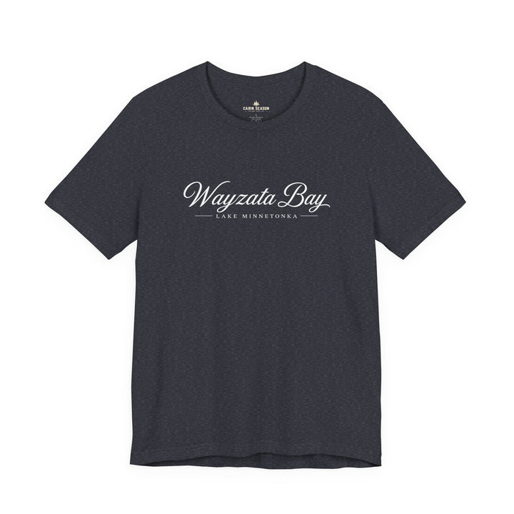 Wayzata Bay Script Tee - Minnesota Lake Script T-Shirt