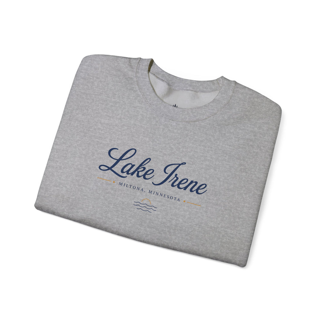 Lake Irene Miltona, Minnesota Crewneck Sweatshirt