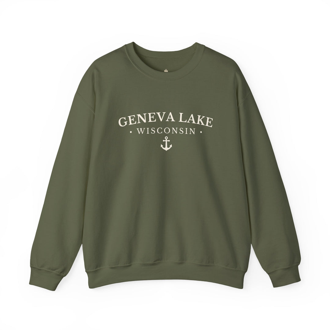 Geneva Lake Wisconsin Crewneck Sweatshirt