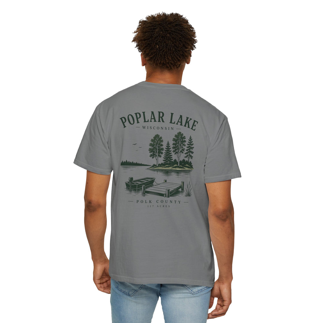 Poplar Lake T-Shirt — Scenic Wisconsin Lake Graphic Tee