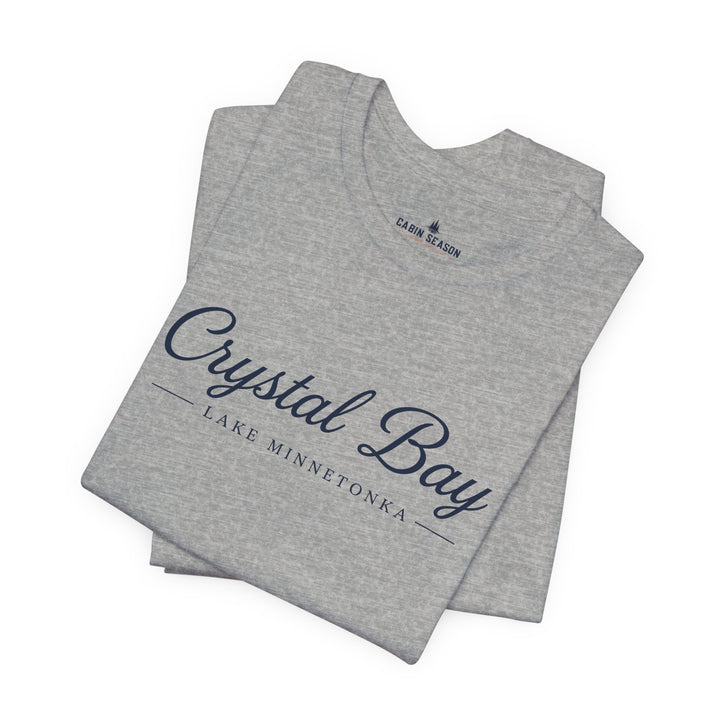 Crystal Bay Lake Minnetonka Tee - Lake Minnetonka Script T‑Shirt