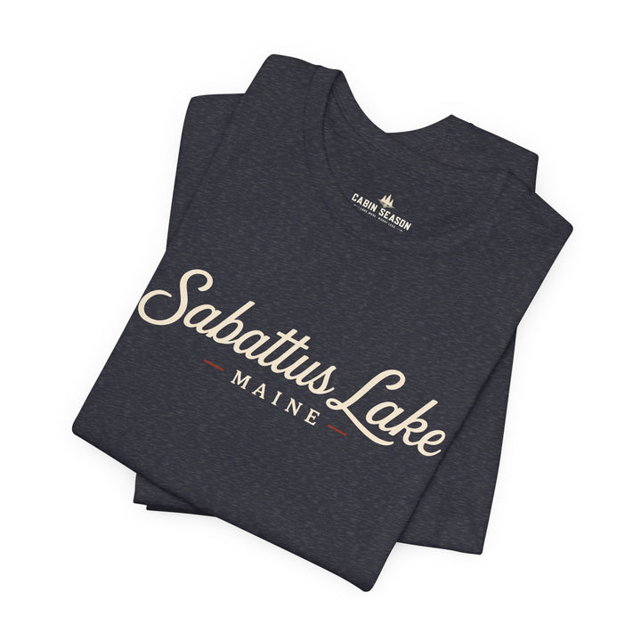 Sabattus Lake Maine Tee — Classic Maine Lake T‑Shirt