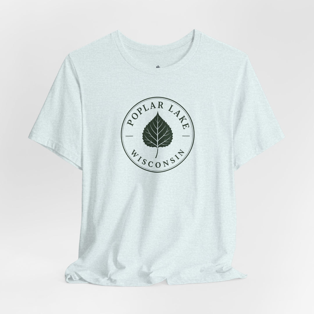 Poplar Lake Wisconsin Tee — Poplar Lake Leaf T-Shirt