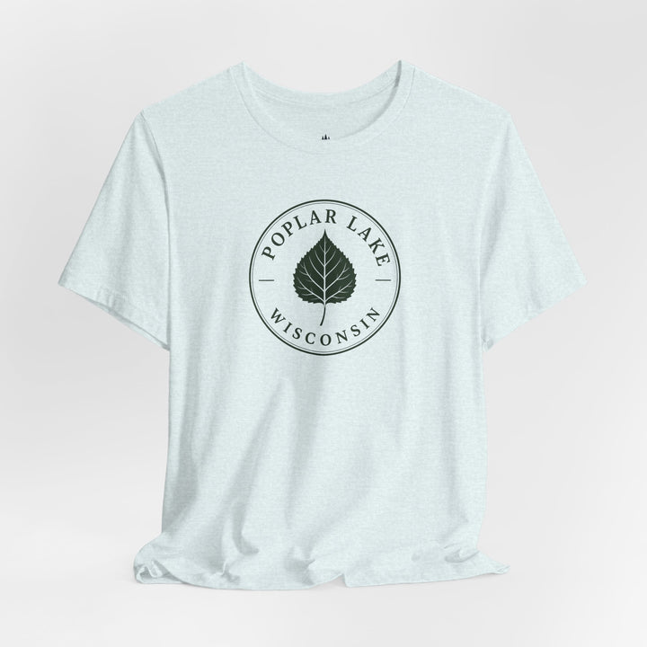 Poplar Lake Wisconsin Tee — Poplar Lake Leaf T-Shirt
