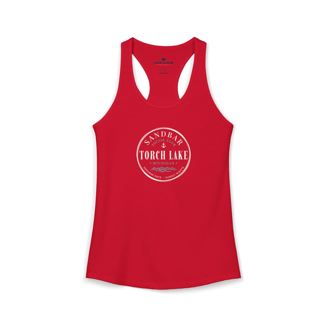 Torch Lake Sandbar Social Club Tank Top