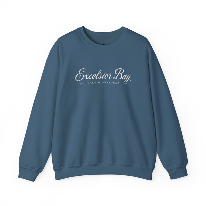 Excelsior Bay Crewneck Sweatshirt - Lake Minnetonka Script Pullover