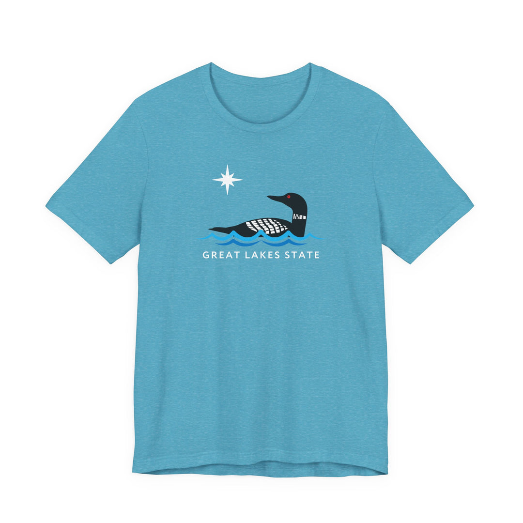 Michigan Great Lakes State Loon Tee