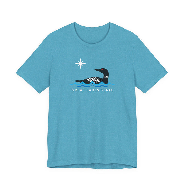 Michigan Great Lakes State Loon Tee