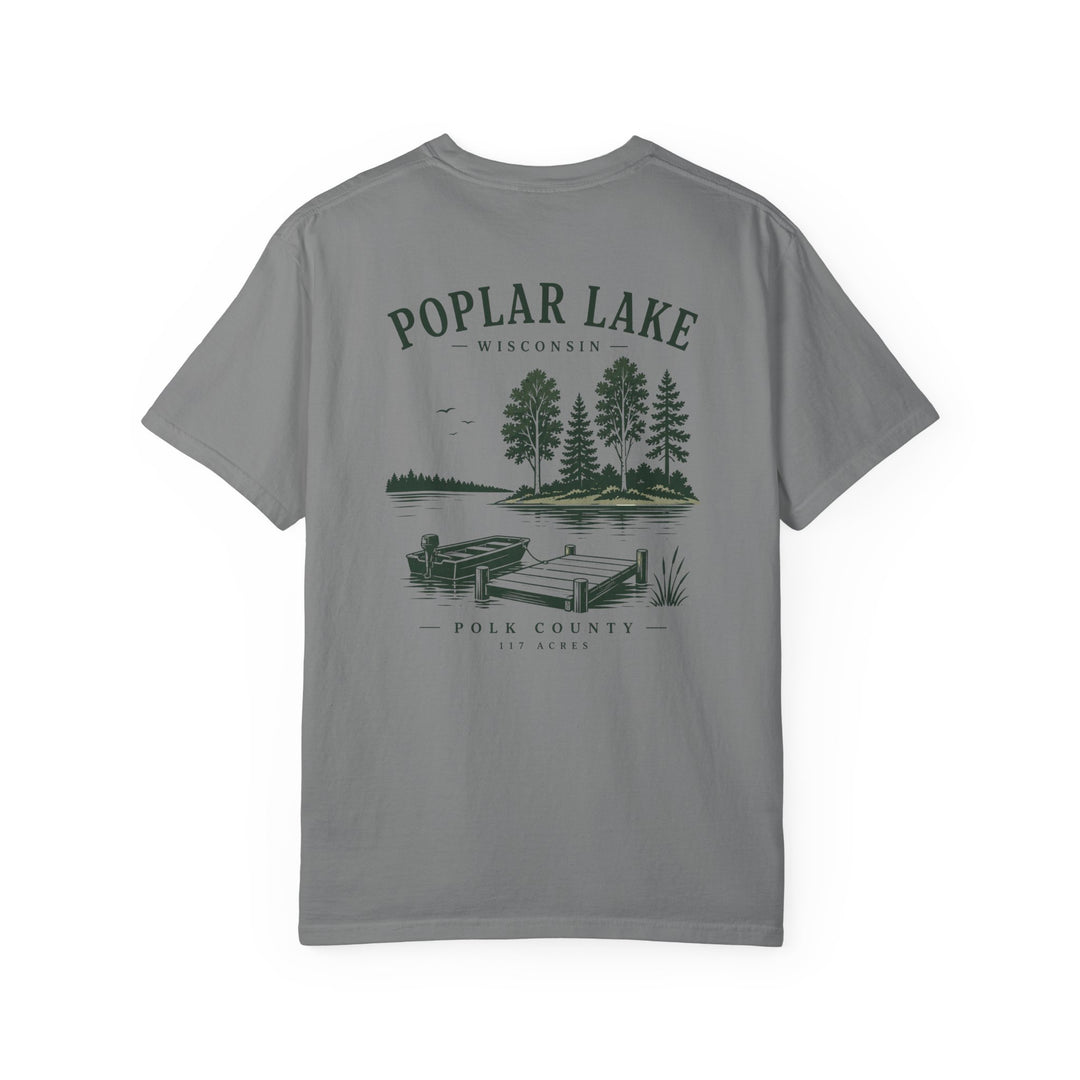 Poplar Lake T-Shirt — Scenic Wisconsin Lake Graphic Tee