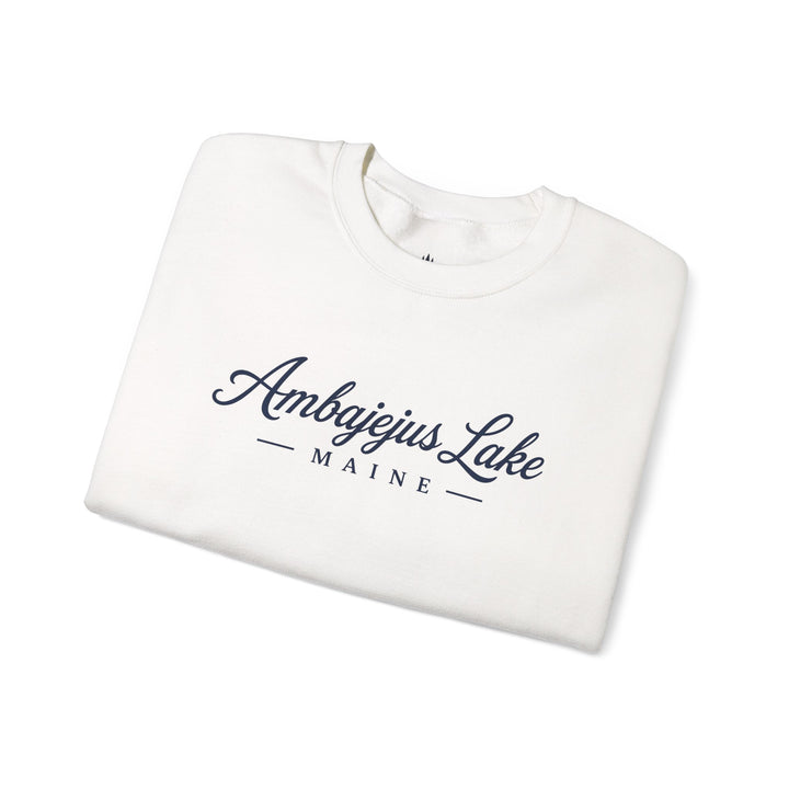 Ambajejus Lake Maine Crewneck Sweatshirt