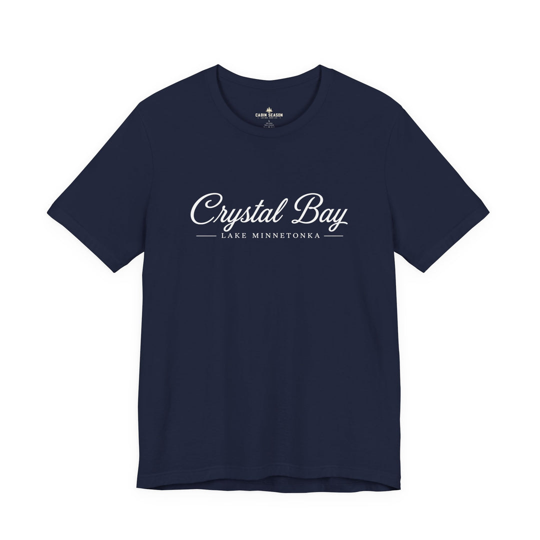 Crystal Bay Lake Minnetonka Tee - Lake Minnetonka Script T‑Shirt