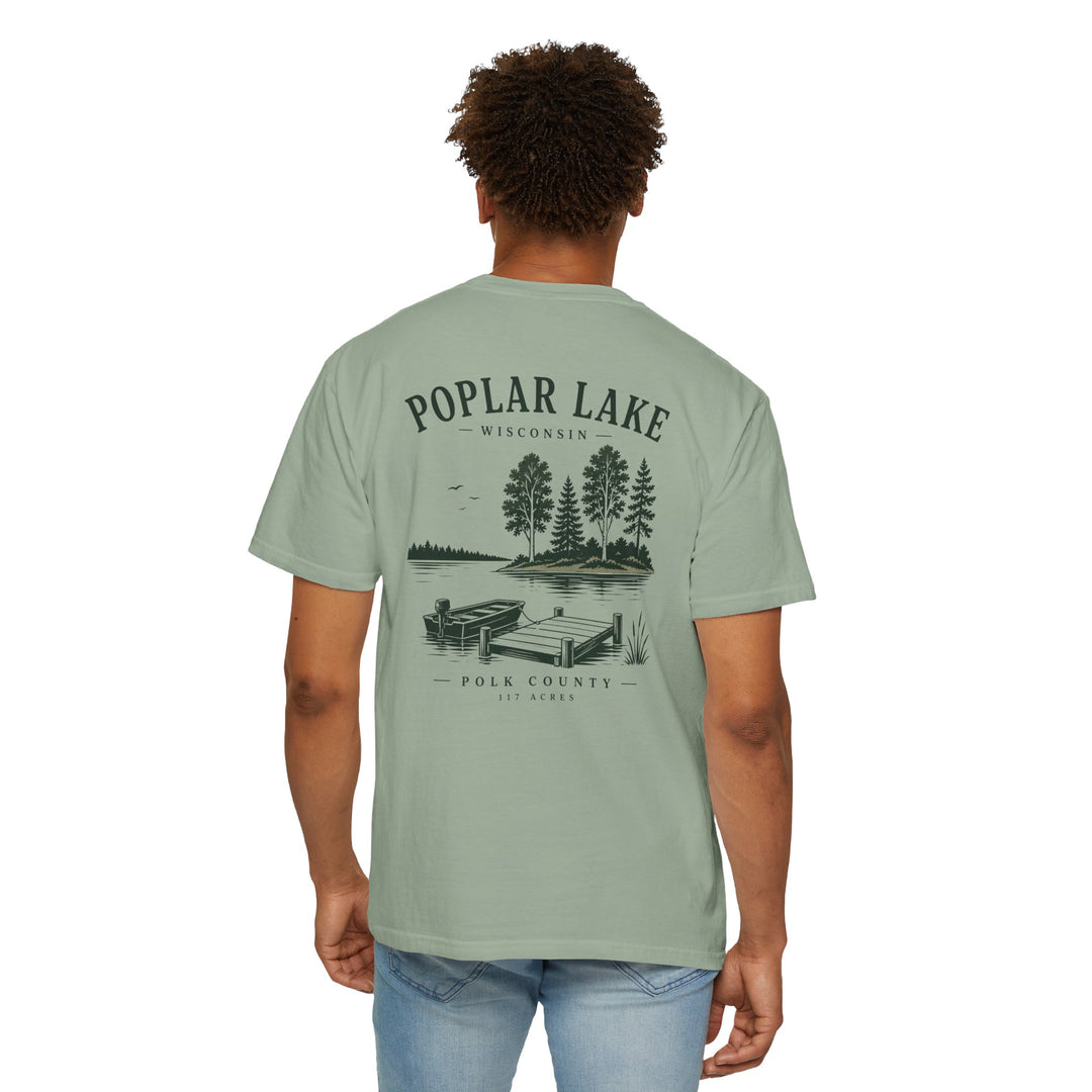 Poplar Lake T-Shirt — Scenic Wisconsin Lake Graphic Tee