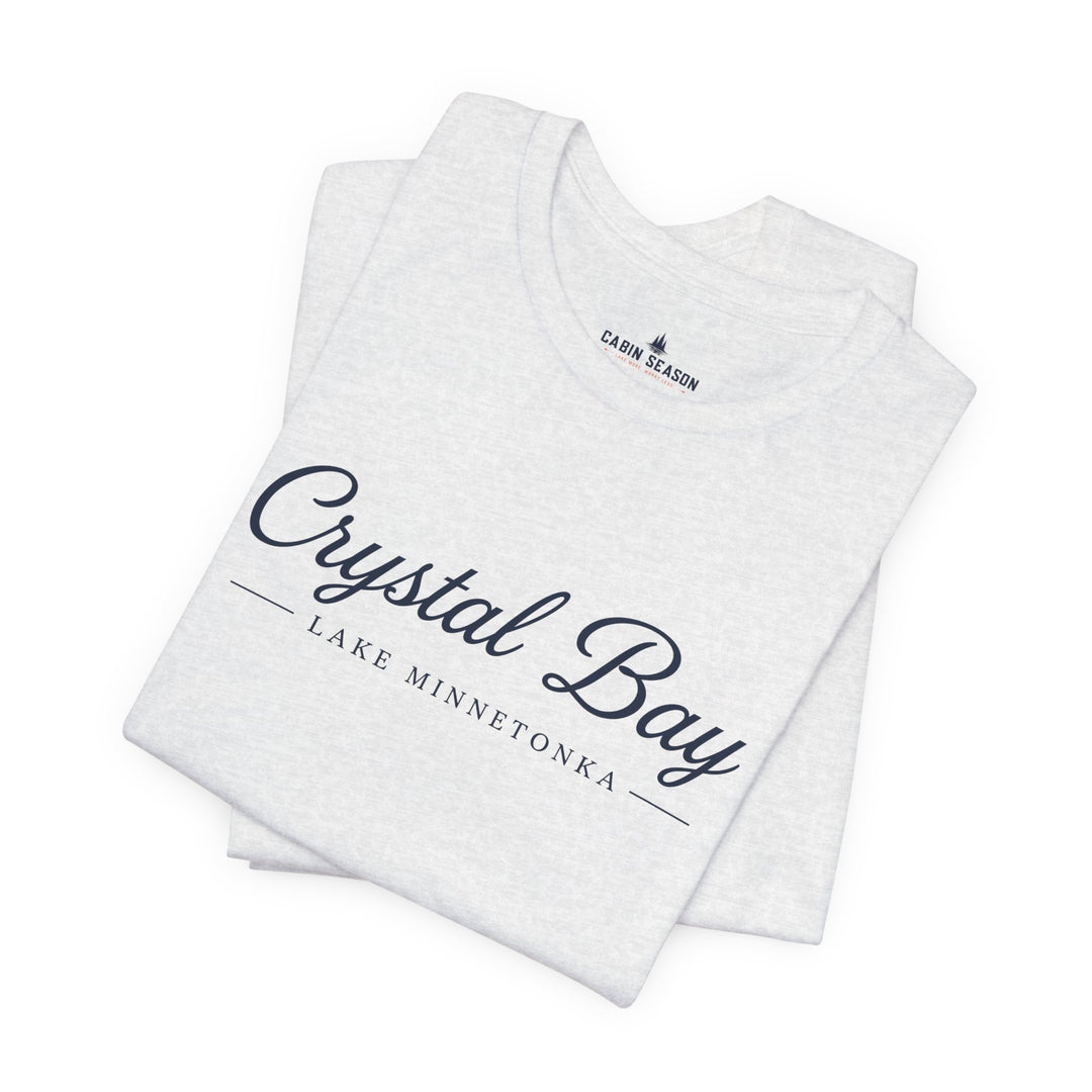 Crystal Bay Lake Minnetonka Tee - Lake Minnetonka Script T‑Shirt