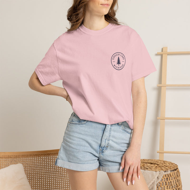Tipsico Lake Tee — Michigan Lakeside Cabin Vintage Graphic Tee