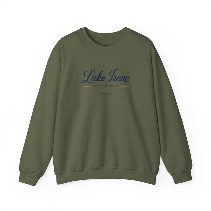 Lake Irene Miltona, Minnesota Crewneck Sweatshirt