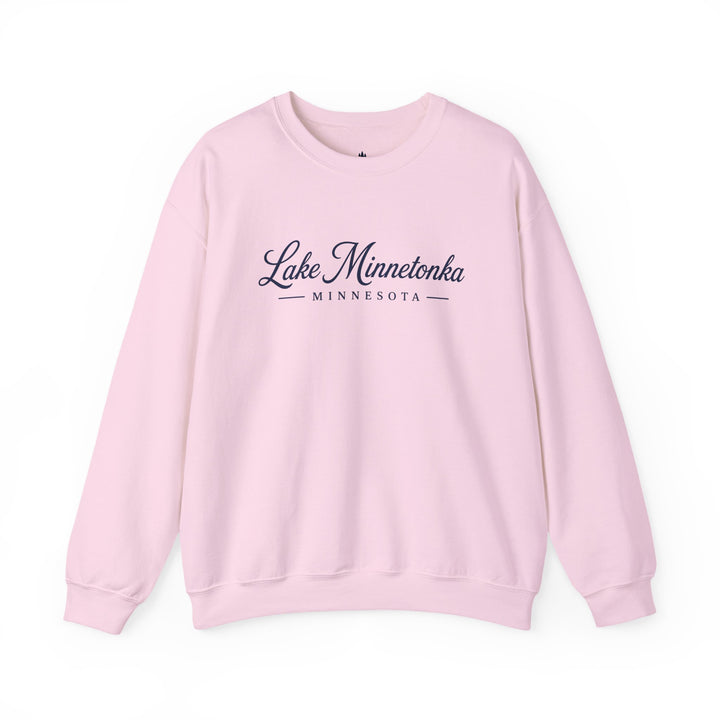 Lake Minnetonka Crewneck Sweatshirt — Minnetonka Script Sweatshirt