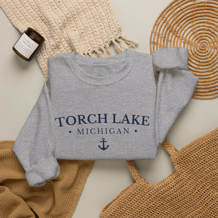 Torch Lake Michigan Crewneck Sweatshirt