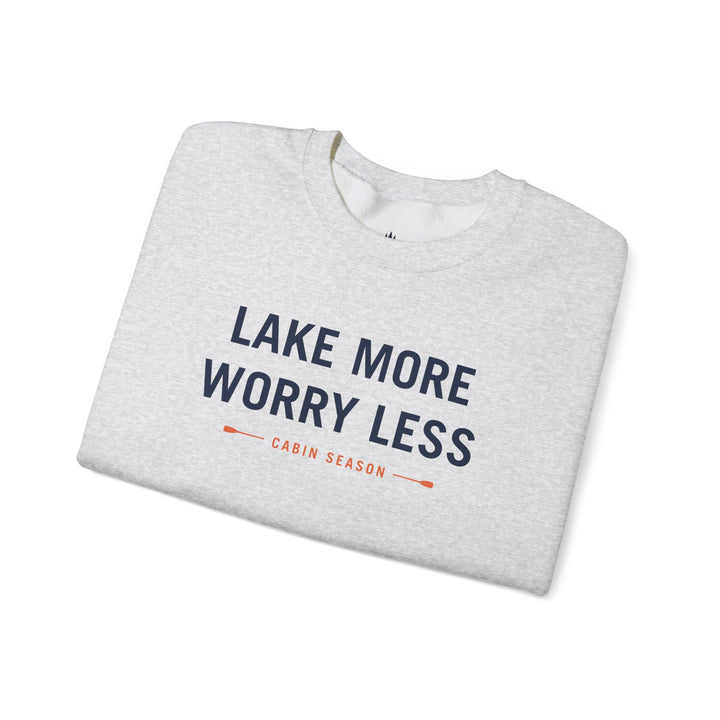 Cabin Season “Lake More, Worry Less” Crewneck Sweatshirt