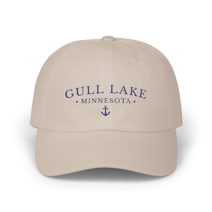 Gull Lake Minnesota Hat - Light Embroidered Anchor Hat