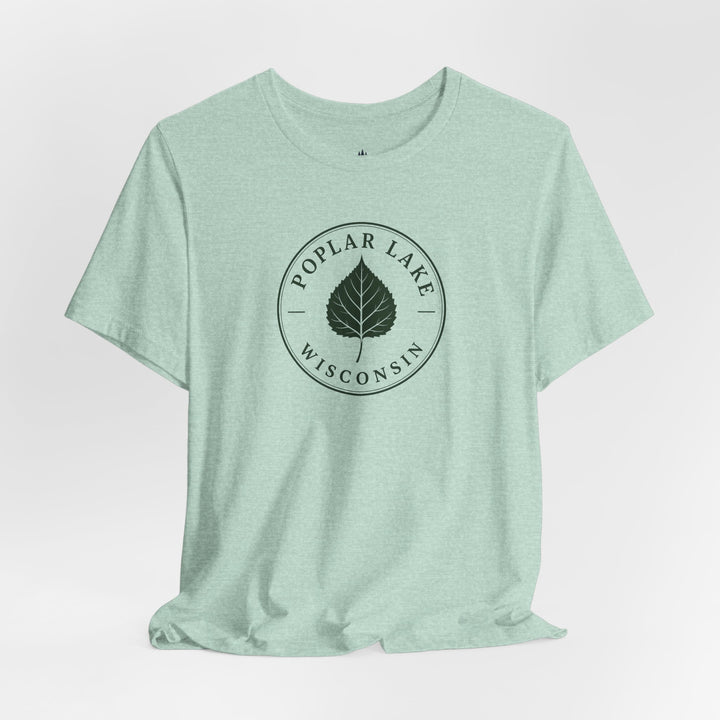 Poplar Lake Wisconsin Tee — Poplar Lake Leaf T-Shirt