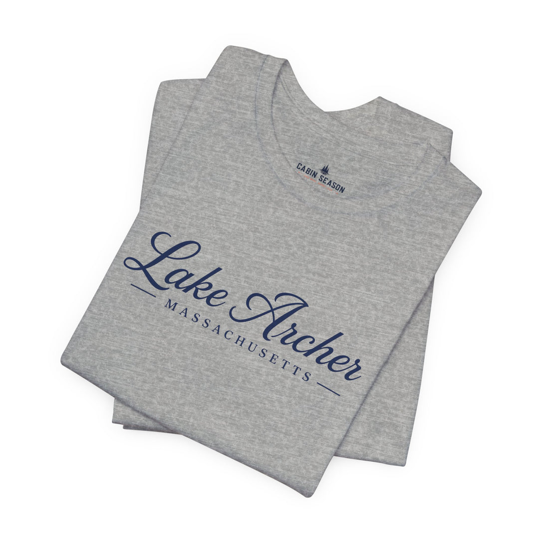 Lake Archer Massachusetts Script T-Shirt